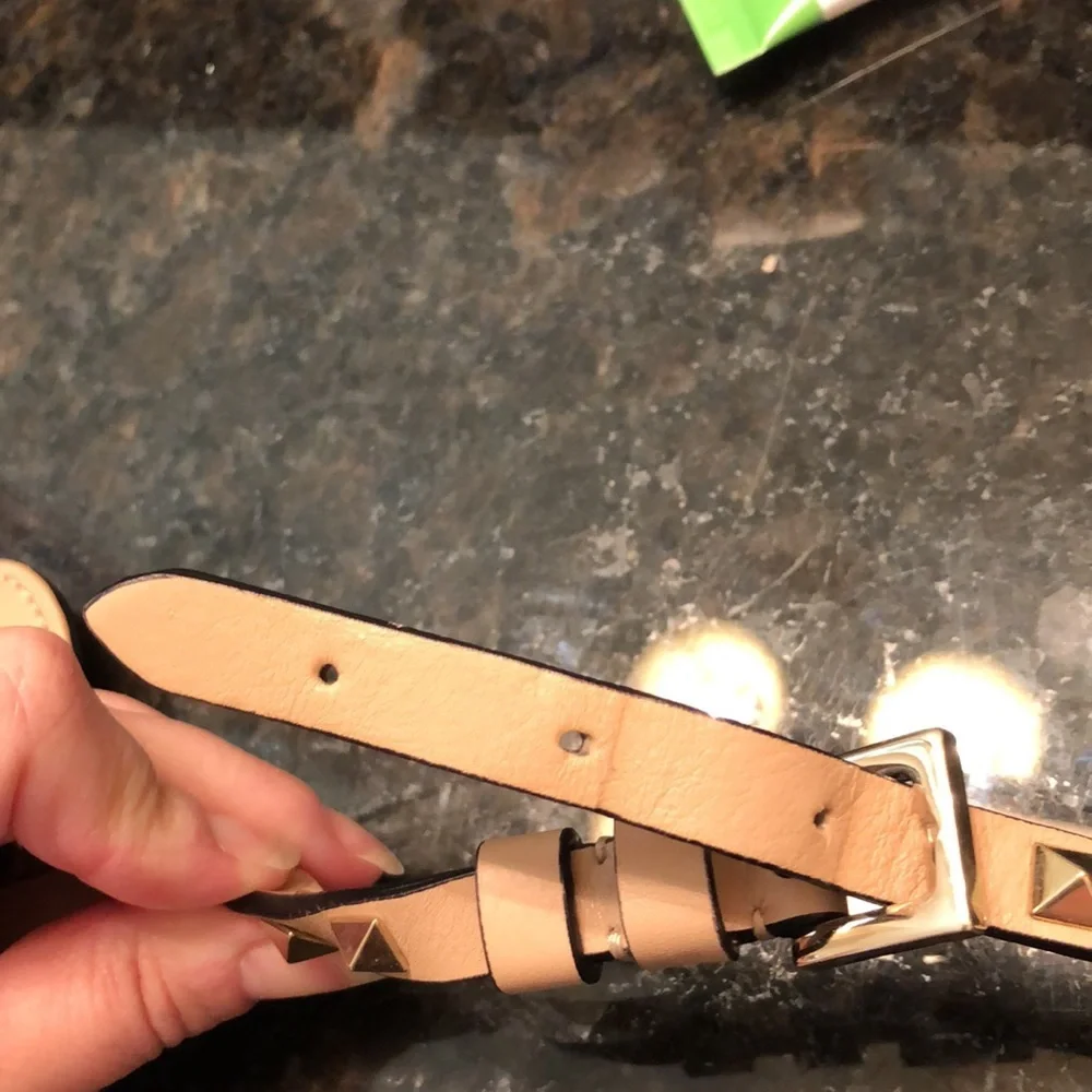 - Valentino Leather Rockstud lambskin